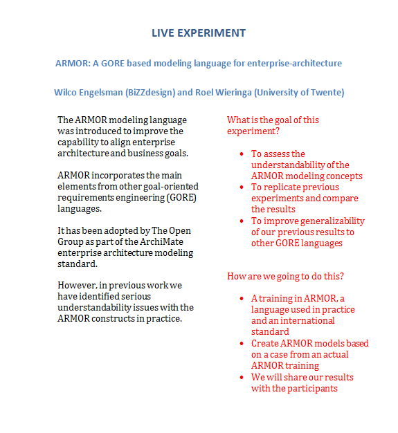 LiveExperiment